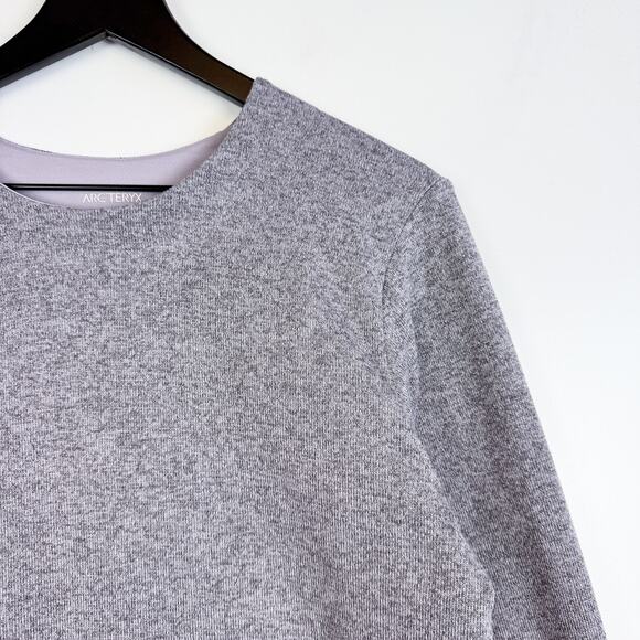 Arc’Teryx Womens Laina Sweater in Antenna Heather Purple - Size M - Picture 2 of 9